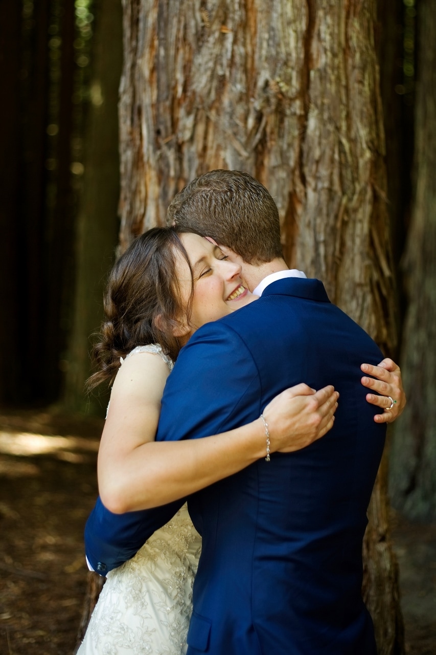 Redwoods, Rotorua wedding photographer